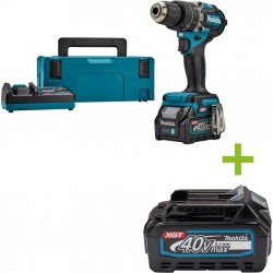 Makita HP002GA101 Visseuse-perceuse à percussion sans fil 40V max 2,0Ah Li-Ion dans Makpac