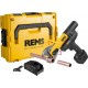Rems 578017 R220 Mini-Press AC Li-Ion Set M Presse de précision + 3 mâchoires M 15-22-28