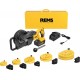 Rems 580066 R220 Akku-Curvo 22V Set 3/8-1/2-5/8-3/4-7/8