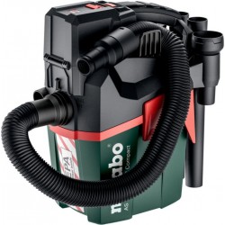 Metabo 602029850 AS 18 L PC Compact Cordless Universal Vacuum Cleaner avec Hepa Filter 18V excl. batteries et chargeur