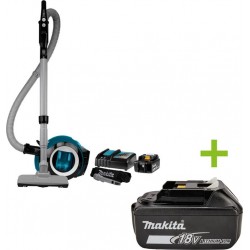 Makita DCL501RT Aspirateur Accu 18V 5.0Ah Li-Ion
