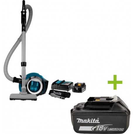 Makita DCL501RT Aspirateur Accu 18V 5.0Ah Li-Ion