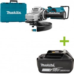 Makita DGA901ZKU1 2x18V Meuleuse d”angle 230 mm avec émetteur AWS sans piles ni chargeur