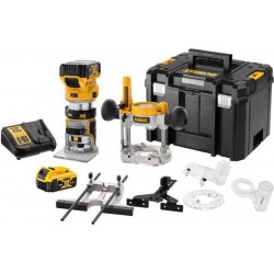 DeWalt DCW604P2-QW DCW604P2 Défonceuse/affleureuse sans fil 18V 5.0Ah Li-Ion