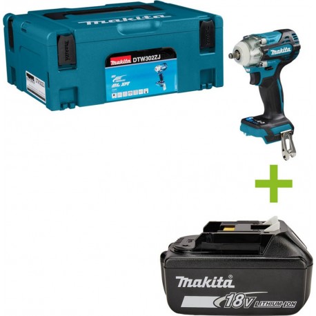 Makita DTW302ZJ Clé à chocs 3/8 18V hors batteries et chargeur dans Mbox