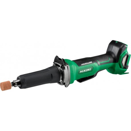 Hikoki GP18DBW5Z Meuleuse droite sans fil avec interrupteur marche/arrêt 18 volts hors batteries et chargeur en coffret