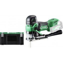 Hikoki CJ36DBW2Z Scie sauteuse sans fil 36V hors batteries et chargeur dans une valise HSC III