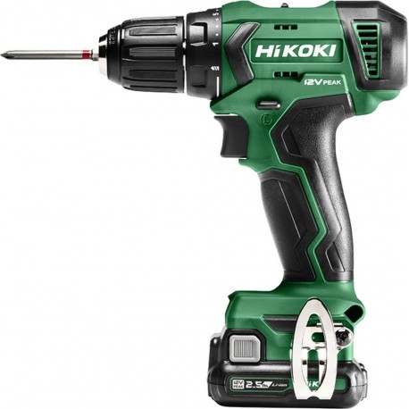 Hikoki DS12DAWFZ Perceuse-visseuse sans fil 12V 2.5Ah Li-Ion + 5 ans de garantie du revendeur