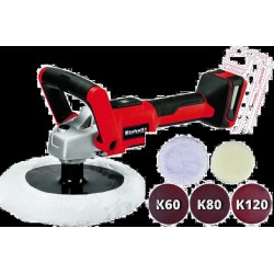 Einhell 2093320 CE-CP 18/180 Li E-Solo polisseuse/ponceuse sans fil 18 Volt sans batteries ni chargeur