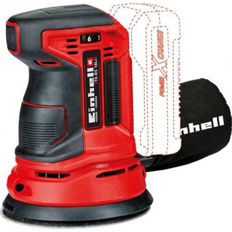 Einhell 4462010 TE-RS 18 Li-Solo Accu Eccentric Sander 18 volts excl. batteries et chargeur