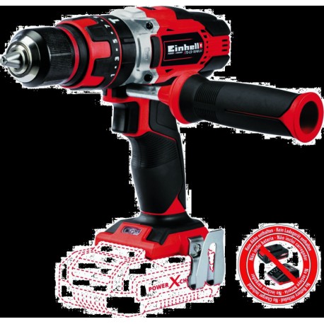 Einhell 4513926 TE-CD 18/48 Li-i-Solo Perceuse à percussion sans fil 18 Volts hors batteries et chargeur