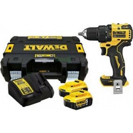 DeWalt DCD709P2T-QW Marteau perforateur sans fil 18V 5.0Ah Li-Ion dans un coffret TSTAK