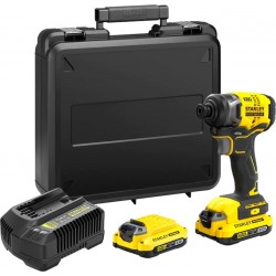Stanley SFMCF810D2K Clé à chocs FATMAX V20 sans balais 18V 2.0Ah Li-Ion