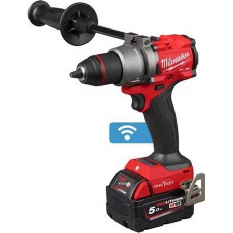 Milwaukee 4933492801 M18 ONEPD3-502X Perceuse à percussion sans fil ONE-KEY 18V 5.0Ah Li-Ion en boîte HD