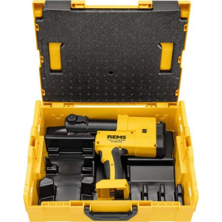 Rems 576005 R22 Akku-Press 22V ACC Connected Basic-Pack Akku-Press en L-Boxx hors batteries et chargeur