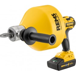 Rems 170026 R220 170026 Mini-Cobra S 22V VE Draineur de batterie 22V 2.5Ah Li-Ion 20-50 mm en coffret acier