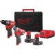 Milwaukee 4933480594 M12 FPP2E2-402X Powerpack Perceuse à percussion M12 FPD2 + Tournevis à percussion M12 FQID 12V 4.0Ah en boî