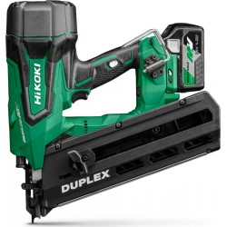 Hikoki NR3675DDWRZ Batterie Duplex Tacker 45-75mm 36 Volt 2.5Ah Li-Ion en boîtier HSC IV