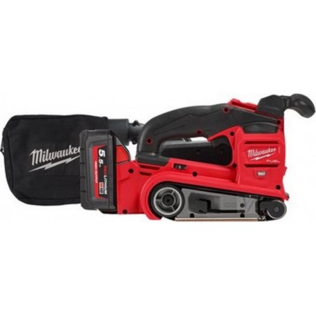 Milwaukee 4933479615 M18 FBTS75-552X Ponceuse à bande 75mm 18V 5.5Ah Li-Ion