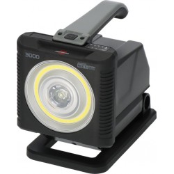 Brennenstuhl 1173730000 Multi Battery LED accu handlamp HL 3000 compatible avec les batteries 18V de 11 fabricants excl. batteri