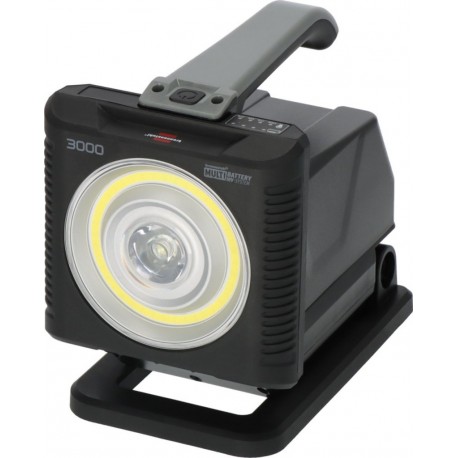 Brennenstuhl 1173730000 Multi Battery LED accu handlamp HL 3000 compatible avec les batteries 18V de 11 fabricants excl. batteri