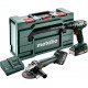 Metabo 685234000 Comboset 2.6.6 BS18 Perceuse sans fil + W18 7-125 Meuleuse 18V 4.0/2.0Ah Li-Ion en x