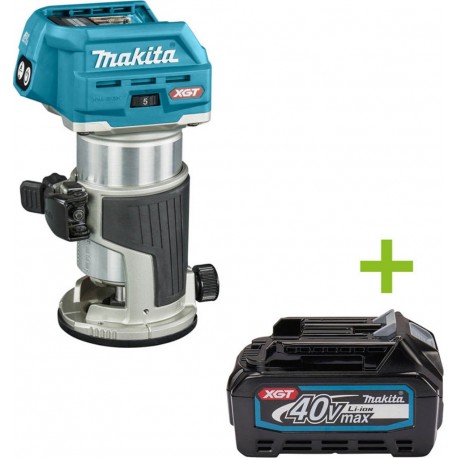 Makita RT001GZ14 Défonceuse de plans et de chants 40V Max sans batteries ni chargeur