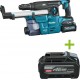 Makita HR009GM202 Marteau combiné SDS-Plus avec aspiration des poussières 40V Max 4.0Ah Li-Ion