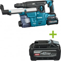 Makita HR009GM202 Marteau combiné SDS-Plus avec aspiration des poussières 40V Max 4.0Ah Li-Ion