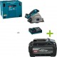 Makita SP001GM101 Scie circulaire 40V max 4.0Ah Li-Ion 165 mm en M-Box avec émetteur AWS
