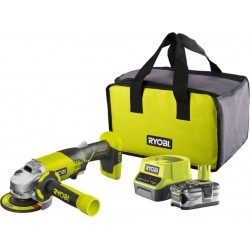 Ryobi 5133004301 R18AG-140S 18V Accu Angle Grinder 115 mm 1x 4.0 Ah
