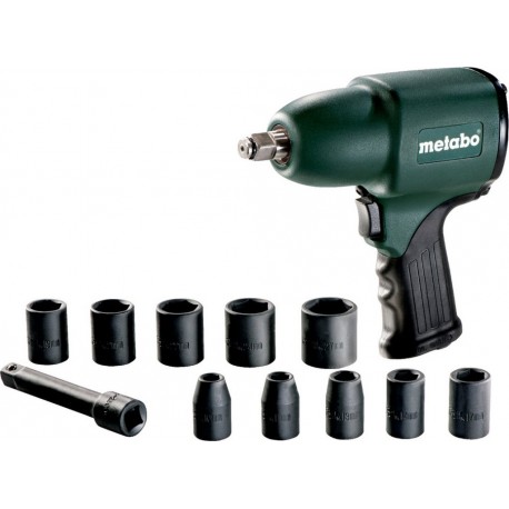 Metabo 604118500 DSSW 360 Set 1/2 Clé à chocs à air comprimé avec douilles