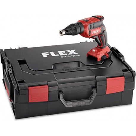Flex-tools 447757 DW 45 18.0-EC Tournevis sans fil 18V en L-Boxx sans piles ni chargeur