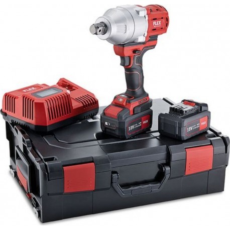 Flex-tools 492647 IW 3/4 18.0-EC/5.0 Set Accu Impact Wrench 18V 5.0Ah Li-Ion in L-Boxx