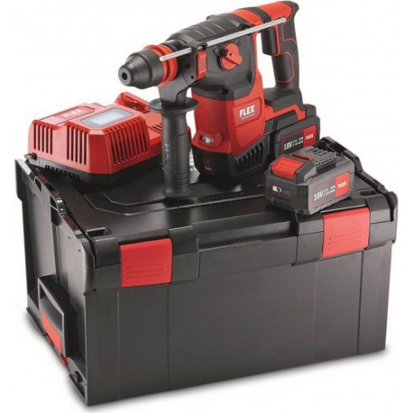 Flex-tools 478474 CHE 2-26 18.0-EC/5.0 Set Accu drill hammer sds-plus 18.0V 5.0Ah Li-ion