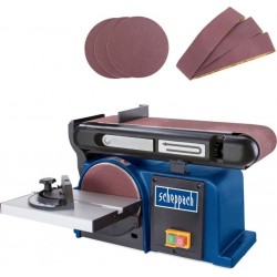 Scheppach 5903306901 BTS900 ponceuse à bande et à disque