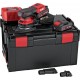 Flex-tools 532089 ODE 2-100 18-EC/2.5 SET Ponceuse Delta avec contrôle de vitesse 18V 2.5Ah Li-Ion en L-Boxx