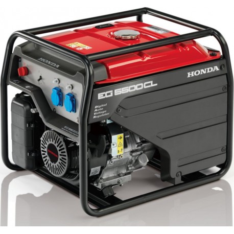 Europower 999000616 Groupe électrogène EP6000LN 5.5 KVA avec moteur à essence Honda refroidi par air, 50Hz, 4 temps