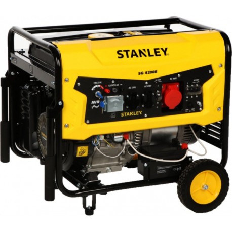 Stanley 604800130 SG 4200B Petrol Generator AVR 4.3 kW 400V