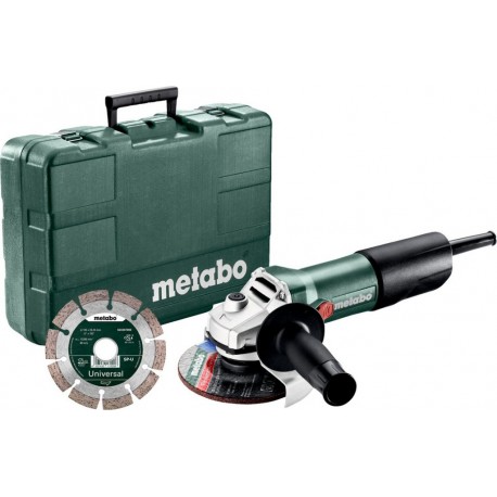 Metabo 603608510 W 850-125 SET Meuleuse d”angle 125mm 850 watts en coffret + lame de scie diamantée