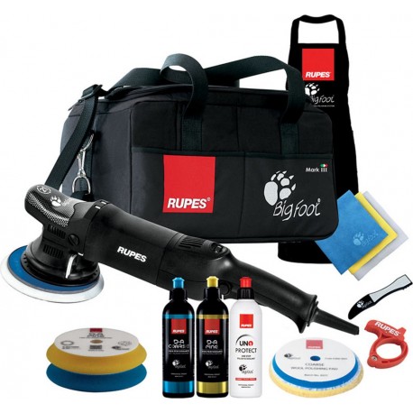 Rupes RU-LHR21ES/LUX LHR21ES/LUX Set de polissoirs excentriques Bigfoot 150mm