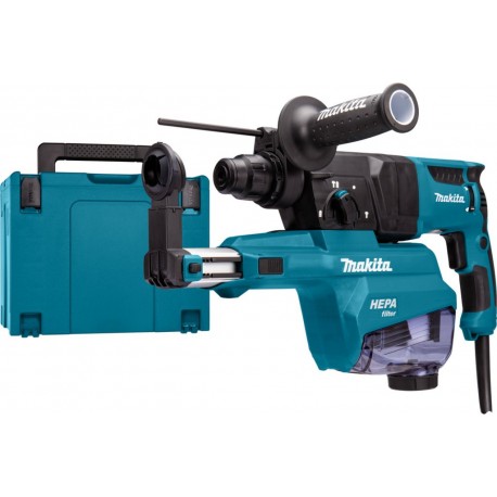 Makita HR2652J Perfo-burineur 800W 2,4 J avec aspiration intégrée