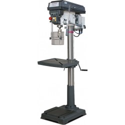 Optimum 793003040 Optidrill D33Pro Perceuse sur colonne 1100 Watt 400 Volt MK4 + pince de perçage + boulons de blocage