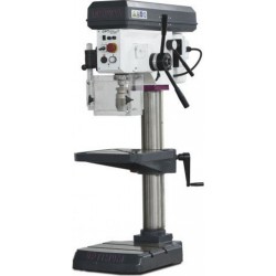 Optimum 713020260 DH28FT Perceuse de table 400 volts avec avance de perçage 28 mm 400V