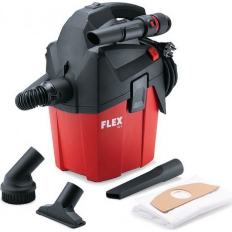 Flex-tools 481513 VC 6 L MC Aspirateur compact avec nettoyage manuel du filtre