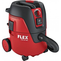 Flex-tools 530920 VCE 22 M MC V Aspirateur de sécurité avec nettoyage manuel du filtre, 20 l, classe M