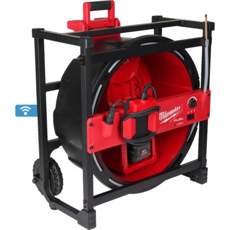 Milwaukee 4933499309 M18 Machine à nettoyer les égouts sans fil à grande vitesse 2x 12.0Ah batterie et chargeur