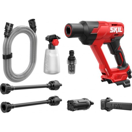 SKIL GW1E0762CA Nettoyeur moyenne pression à batterie 20V 24 bar excl. batteries et chargeur en boîte