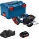 Bosch Bleu 06016B8002 GKM 18V-50 Scie circulaire à métaux 18 Volt 5.0Ah Li-Ion en L-Boxx 06016B8001