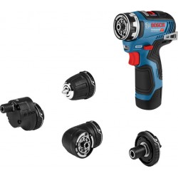 Bosch Bleu 06019H3008 GSR 12V-35 FC Perceuse sans fil 12V 3.0Ah Li-Ion en L-Boxx